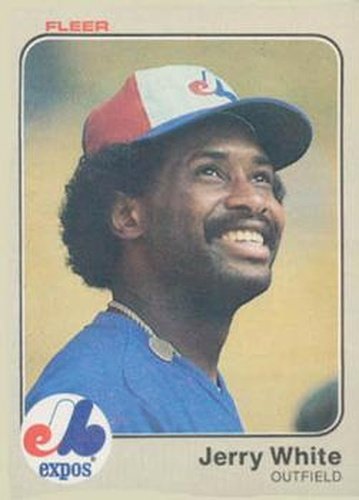 #300 Jerry White - Montreal Expos - 1983 Fleer Baseball