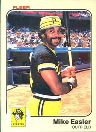 #306 Mike Easler - Pittsburgh Pirates - 1983 Fleer Baseball