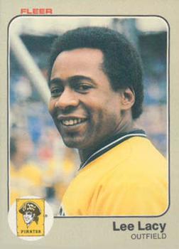 #308 Lee Lacy - Pittsburgh Pirates - 1983 Fleer Baseball