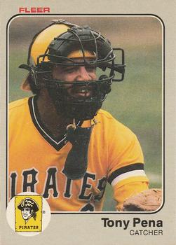 #316 Tony Pena - Pittsburgh Pirates - 1983 Fleer Baseball