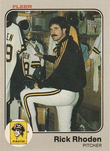 #318 Rick Rhoden - Pittsburgh Pirates - 1983 Fleer Baseball