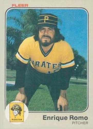 #320 Enrique Romo - Pittsburgh Pirates - 1983 Fleer Baseball