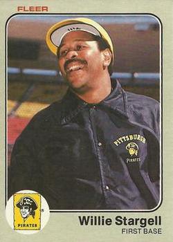 #324 Willie Stargell - Pittsburgh Pirates - 1983 Fleer Baseball