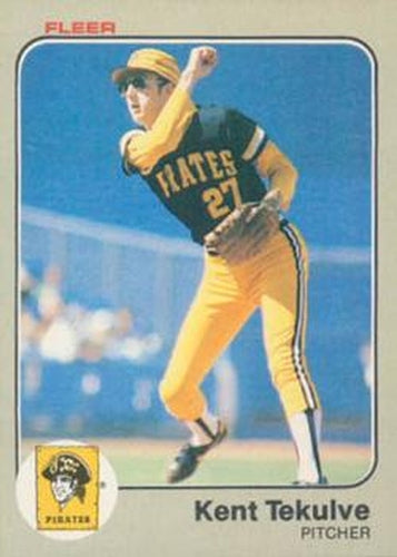 #326 Kent Tekulve - Pittsburgh Pirates - 1983 Fleer Baseball