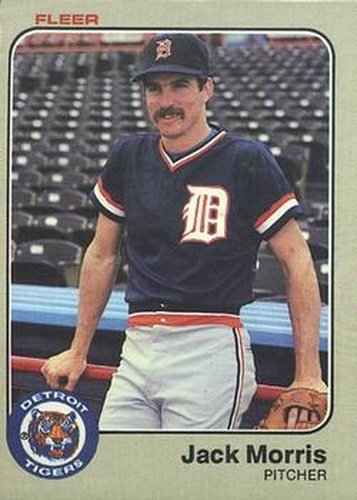 #336 Jack Morris - Detroit Tigers - 1983 Fleer Baseball