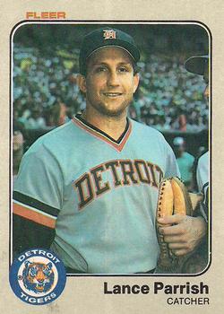 #337 Lance Parrish - Detroit Tigers - 1983 Fleer Baseball