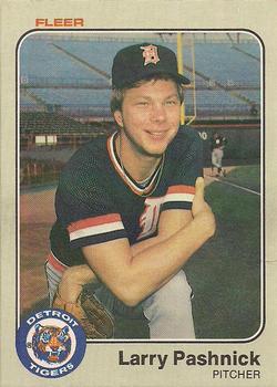 #338 Larry Pashnick - Detroit Tigers - 1983 Fleer Baseball