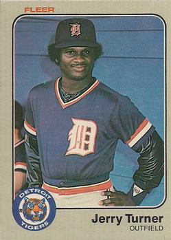 #345 Jerry Turner - Detroit Tigers - 1983 Fleer Baseball