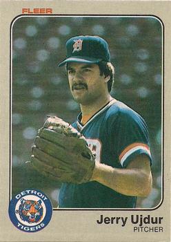 #346 Jerry Ujdur - Detroit Tigers - 1983 Fleer Baseball