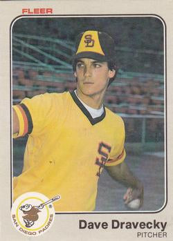 #356 Dave Dravecky - San Diego Padres - 1983 Fleer Baseball