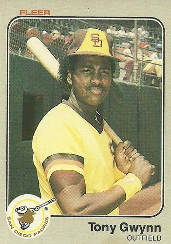 #360 Tony Gwynn - San Diego Padres - 1983 Fleer Baseball