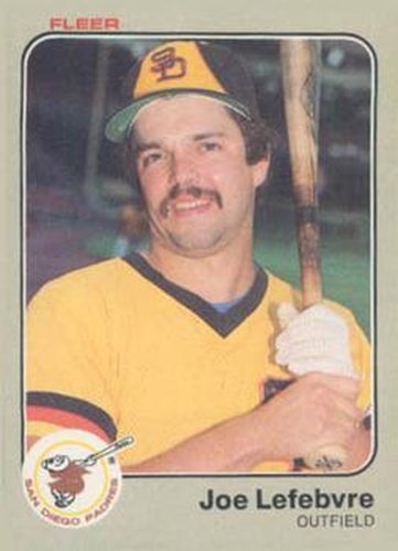 #363 Joe Lefebvre - San Diego Padres - 1983 Fleer Baseball