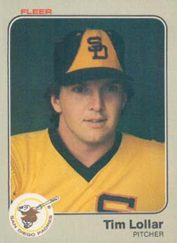 #365 Tim Lollar - San Diego Padres - 1983 Fleer Baseball