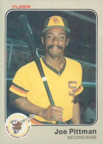 #369 Joe Pittman - San Diego Padres - 1983 Fleer Baseball