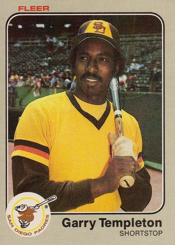 #373 Garry Templeton - San Diego Padres - 1983 Fleer Baseball