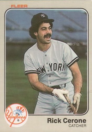 #376 Rick Cerone - New York Yankees - 1983 Fleer Baseball