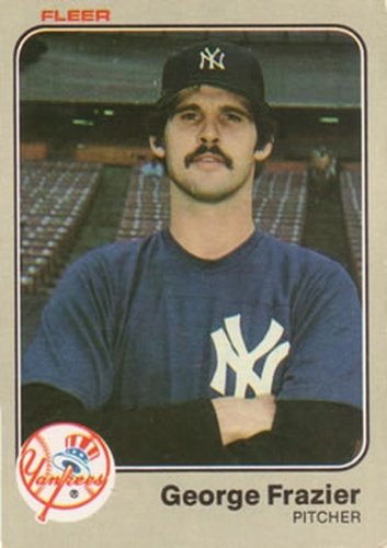 #379 George Frazier - New York Yankees - 1983 Fleer Baseball