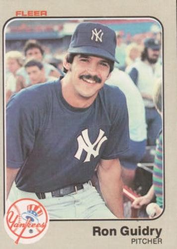 #383 Ron Guidry - New York Yankees - 1983 Fleer Baseball