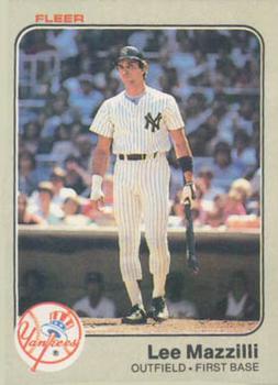 #387 Lee Mazzilli - New York Yankees - 1983 Fleer Baseball