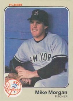 #388 Mike Morgan - New York Yankees - 1983 Fleer Baseball