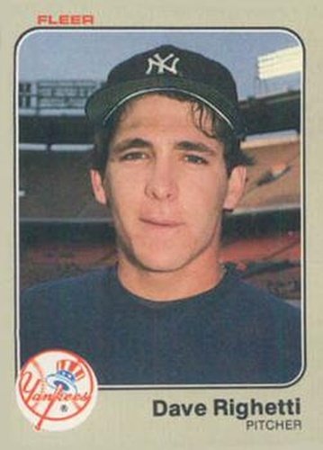 #395 Dave Righetti - New York Yankees - 1983 Fleer Baseball