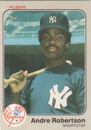 #396 Andre Robertson - New York Yankees - 1983 Fleer Baseball