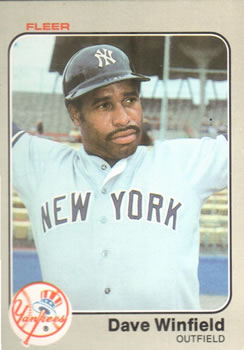 #398 Dave Winfield - New York Yankees - 1983 Fleer Baseball