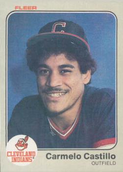 #404 Carmelo Castillo - Cleveland Indians - 1983 Fleer Baseball