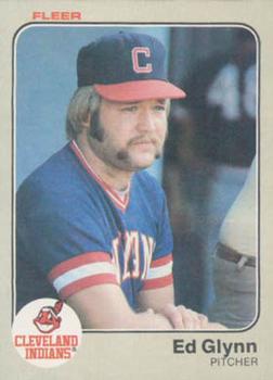 #408 Ed Glynn - Cleveland Indians - 1983 Fleer Baseball