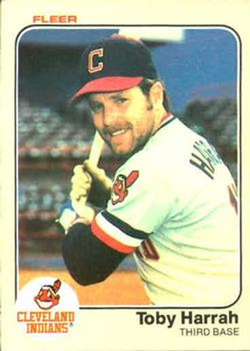 #410 Toby Harrah - Cleveland Indians - 1983 Fleer Baseball