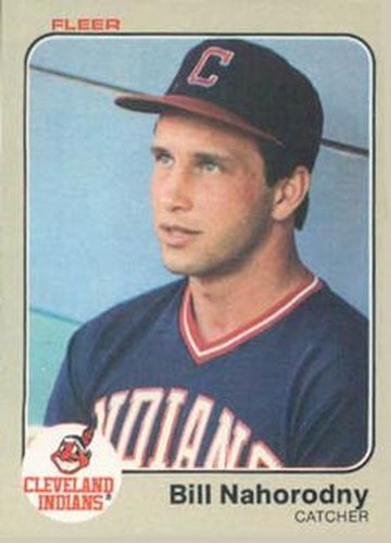 #416 Bill Nahorodny - Cleveland Indians - 1983 Fleer Baseball