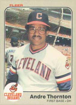 #421 Andre Thornton - Cleveland Indians - 1983 Fleer Baseball