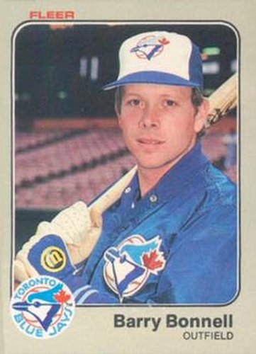 #425 Barry Bonnell - Toronto Blue Jays - 1983 Fleer Baseball