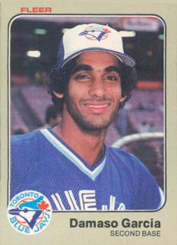 #427 Damaso Garcia - Toronto Blue Jays - 1983 Fleer Baseball