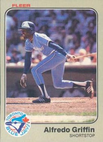 #429 Alfredo Griffin - Toronto Blue Jays - 1983 Fleer Baseball