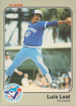 #432 Luis Leal - Toronto Blue Jays - 1983 Fleer Baseball