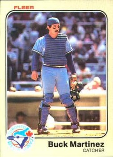 #433 Buck Martinez - Toronto Blue Jays - 1983 Fleer Baseball