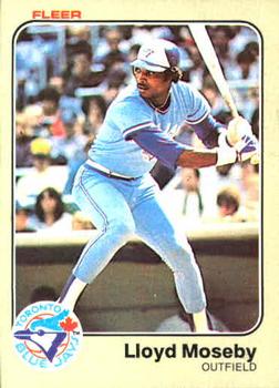 #435 Lloyd Moseby - Toronto Blue Jays - 1983 Fleer Baseball