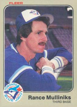 #436 Rance Mulliniks - Toronto Blue Jays - 1983 Fleer Baseball