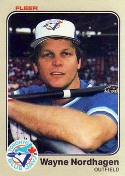 #438 Wayne Nordhagen - Toronto Blue Jays - 1983 Fleer Baseball