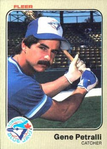 #439 Gene Petralli - Toronto Blue Jays - 1983 Fleer Baseball