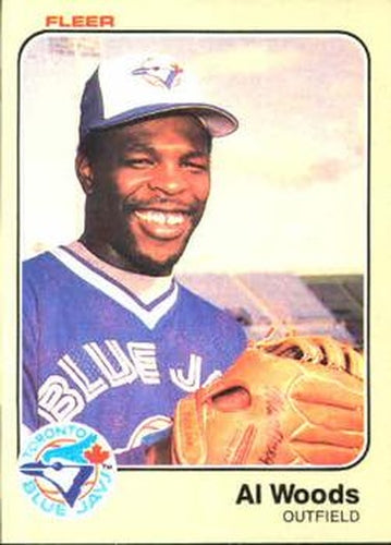 #444 Al Woods - Toronto Blue Jays - 1983 Fleer Baseball