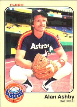 #445 Alan Ashby - Houston Astros - 1983 Fleer Baseball