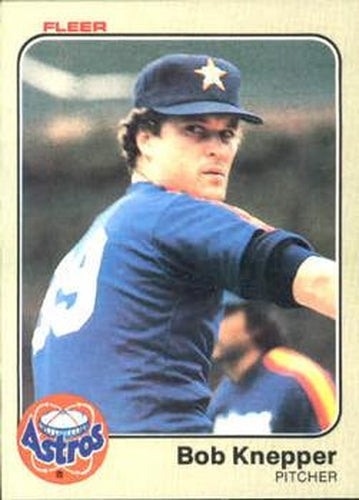 #451 Bob Knepper - Houston Astros - 1983 Fleer Baseball