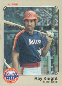 #453 Ray Knight - Houston Astros - 1983 Fleer Baseball