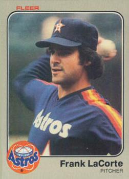 #454 Frank LaCorte - Houston Astros - 1983 Fleer Baseball