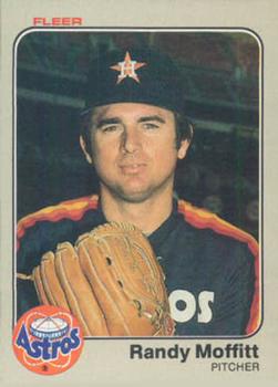 #456 Randy Moffitt - Houston Astros - 1983 Fleer Baseball