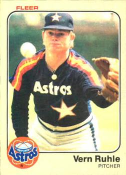 #462 Vern Ruhle - Houston Astros - 1983 Fleer Baseball