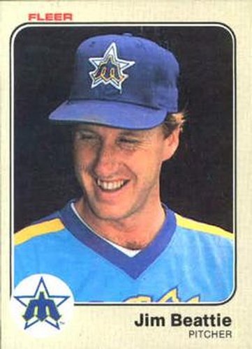 #472 Jim Beattie - Seattle Mariners - 1983 Fleer Baseball