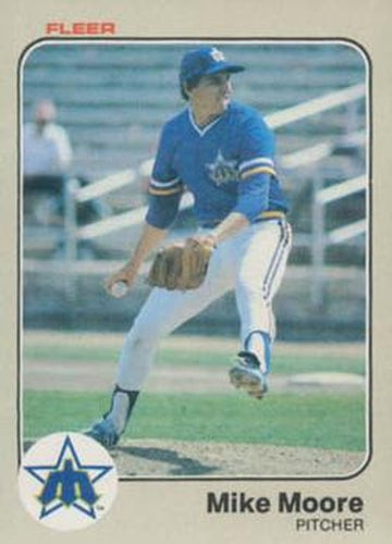 #482 Mike Moore - Seattle Mariners - 1983 Fleer Baseball